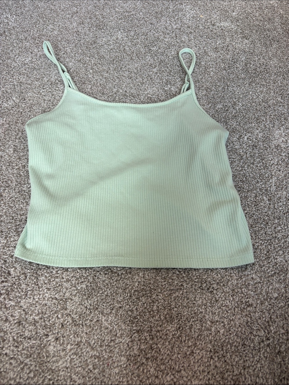 American Eagle Outfitters Mint Ribbed Cami